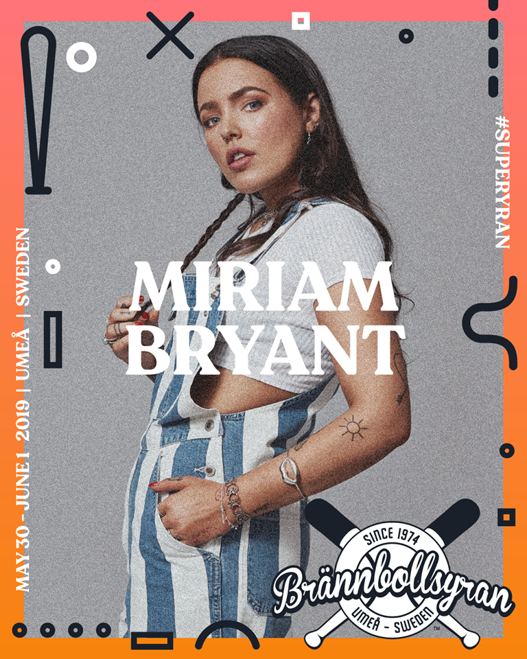 Miriam Bryant Confirmed For Brännbollsyran 2019! - Mr Radar